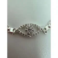 GENERICO - Pulsera Ojo Turco Circones - De Plata Mexicana 925