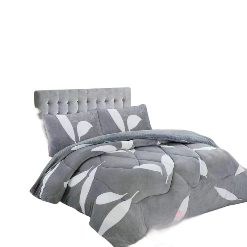 GENERICO - Cubrecama de Invierno Plush con Chiporro 2 p, F010