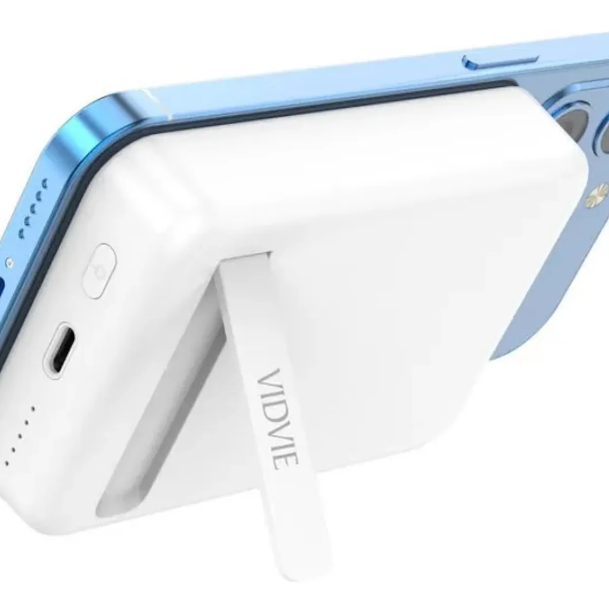 GENERICO - Power Bank Cargador Inalámbrica Pb783 Blanco 10000 Mah