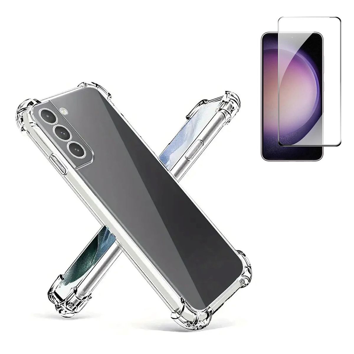 BELKRA - Carcasa Para Samsung S25 Y Lamina Mica Completa