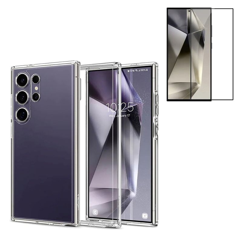BELKRA - Carcasa Para Samsung S25 ULTRA Y Lamina Mica Completa