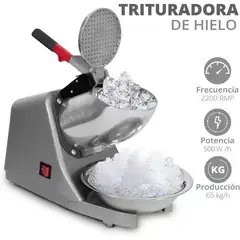 MOVI - Picadora trituradora de Hielo, Prepara tus recetas en casa