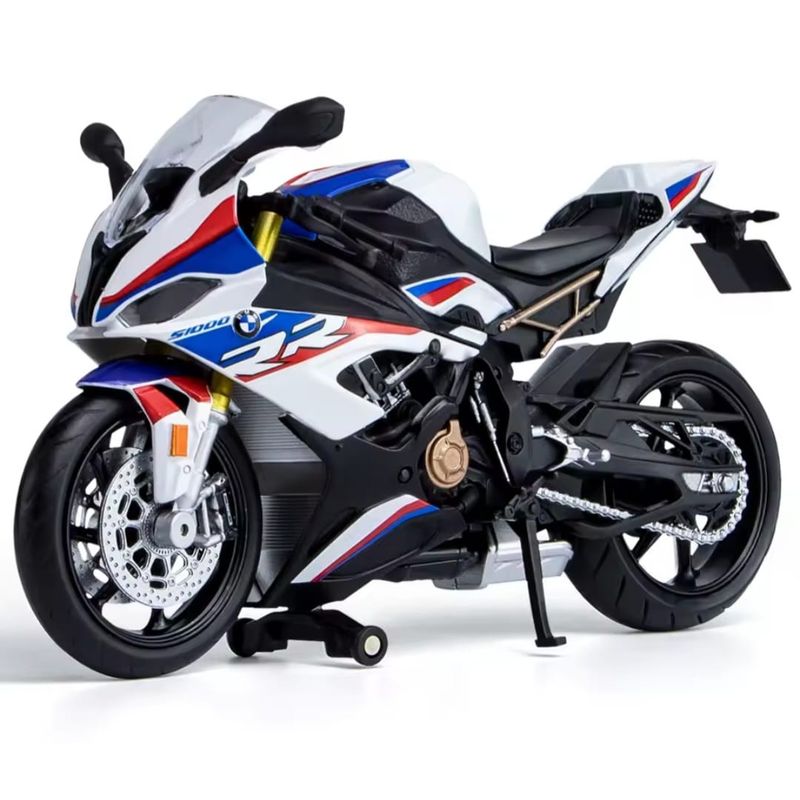 GENERICO - Moto Colección Bmw S1000rr Escala 1 :12 Color Blanco