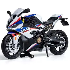 GENERICO - Moto Colección Bmw S1000rr Escala 1 :12 Color Blanco