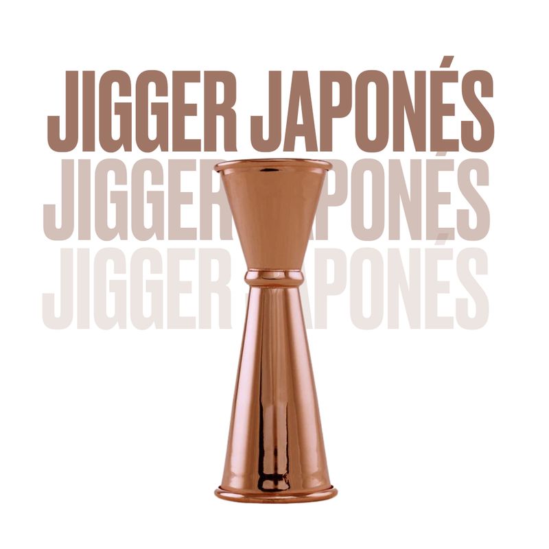 GO BARMAN - JIGGER JAPONÉS 30/60ML COBRE - GO BARMAN