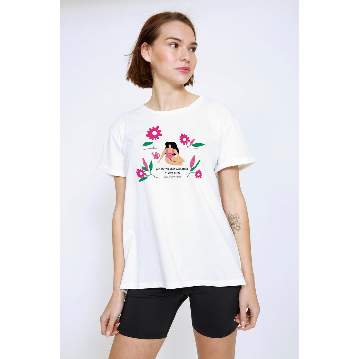 ECLIPSE - Polera Javiera Your Story EclipsexDafandCraft Blanco Eclipse