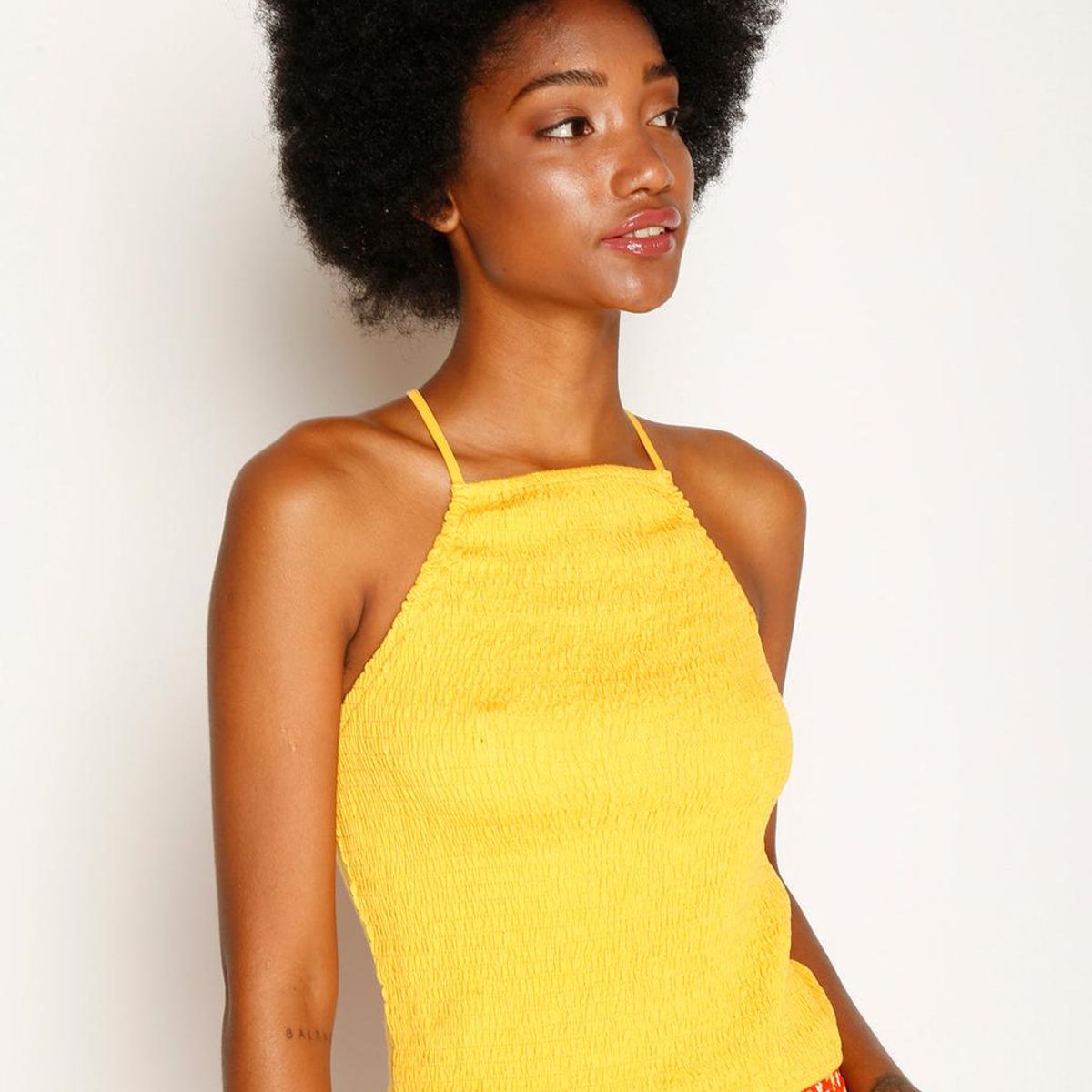 ECLIPSE - Polera Juana Amarillo Eclipse