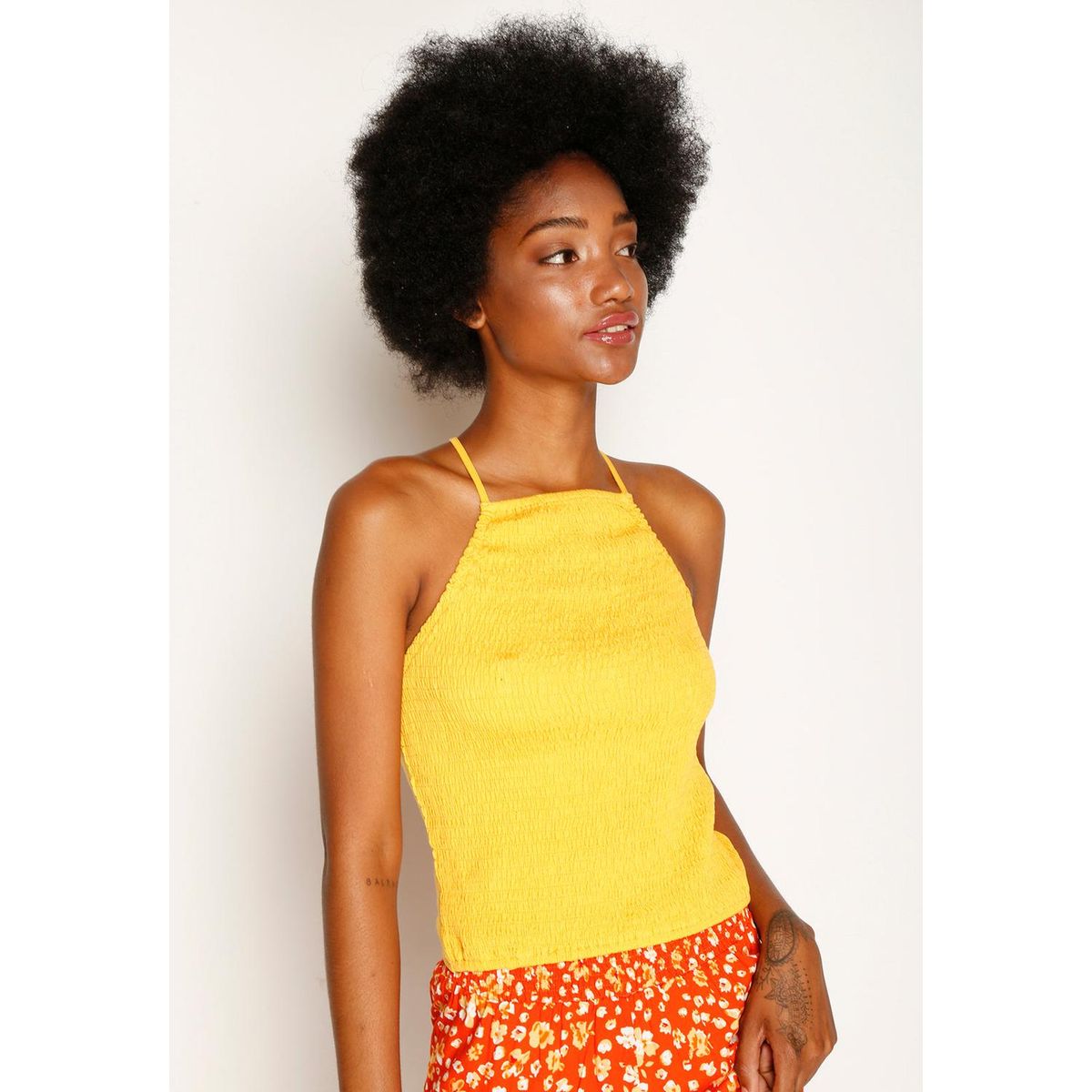 ECLIPSE - Polera Juana Amarillo Eclipse