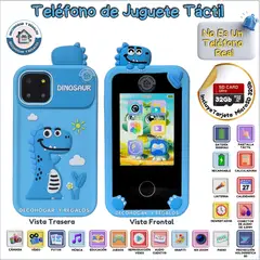 GENERICO - Teléfono de Juguete Táctil Educativo Para Niños Con Cámara