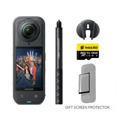 INSTA 360 - Cámara de acción Insta360 X5 Paquete Get-Set Bundle