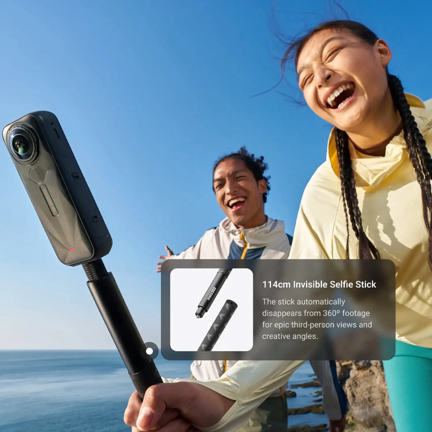 INSTA360 Cámara de acción Insta360 X5 Paquete Get-Set Bundle