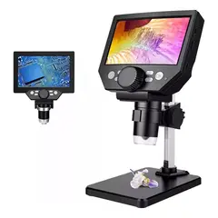 GENERICO - Microscopio Electrónico Académico Con Pantalla Lcd Hd 1000x