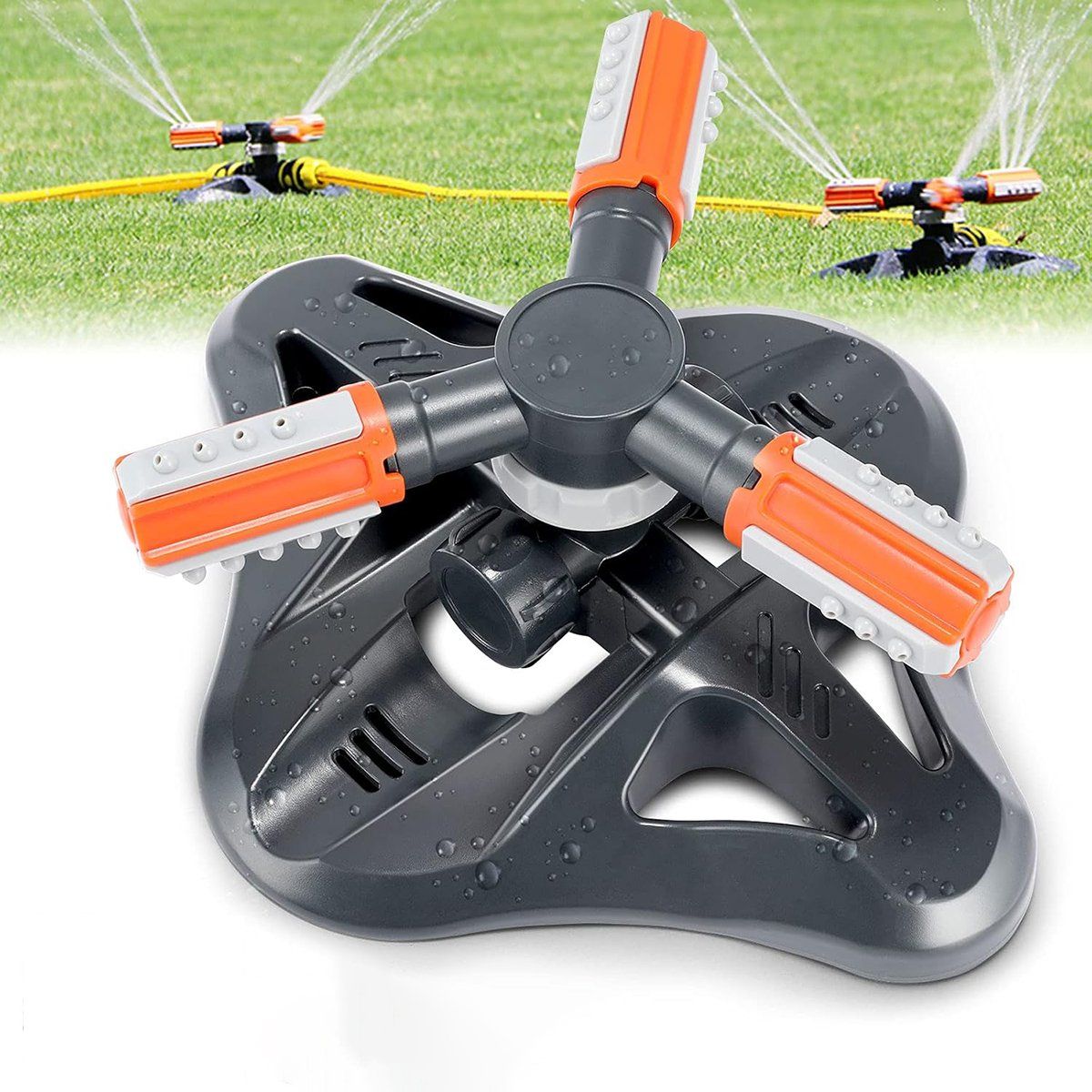 GENERICO - Aspersor De Riego Regador Jardin Automatico Riego Giratorio