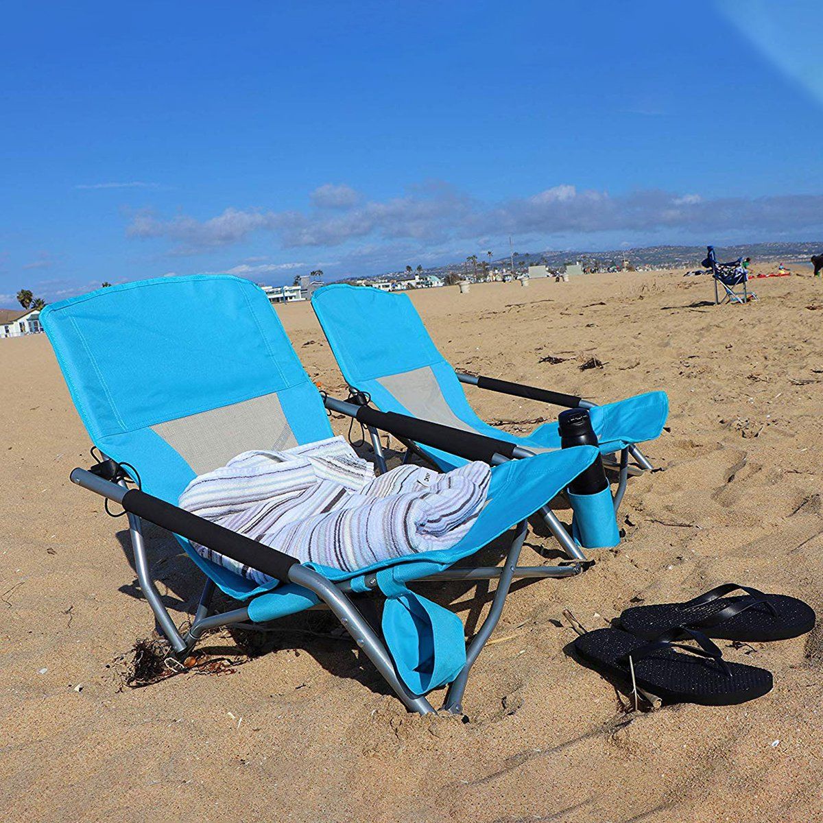 GENERICO - Silla De Playa PlegableSilla De Camping Con Portavasos