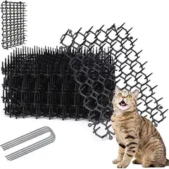 GENERICO - 12pcs Alfombrillas Para Gatos Con Púas Repelente De Espinas
