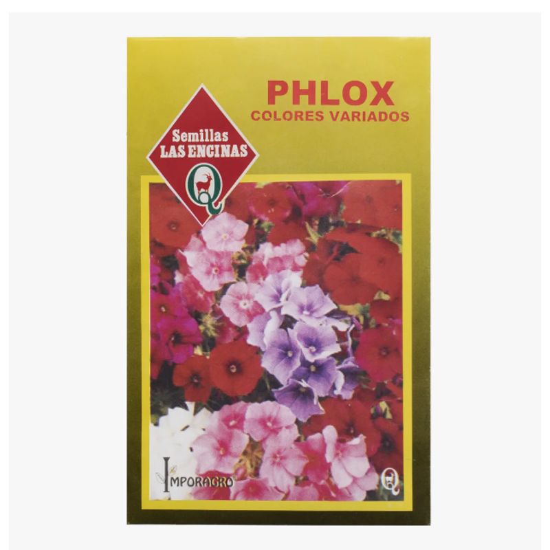 LAS ENCINA - Semillas Certificadas Flor Phlox Colores Variados  Huerto