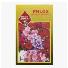 LAS ENCINA - Semillas Certificadas Flor Phlox Colores Variados Huerto