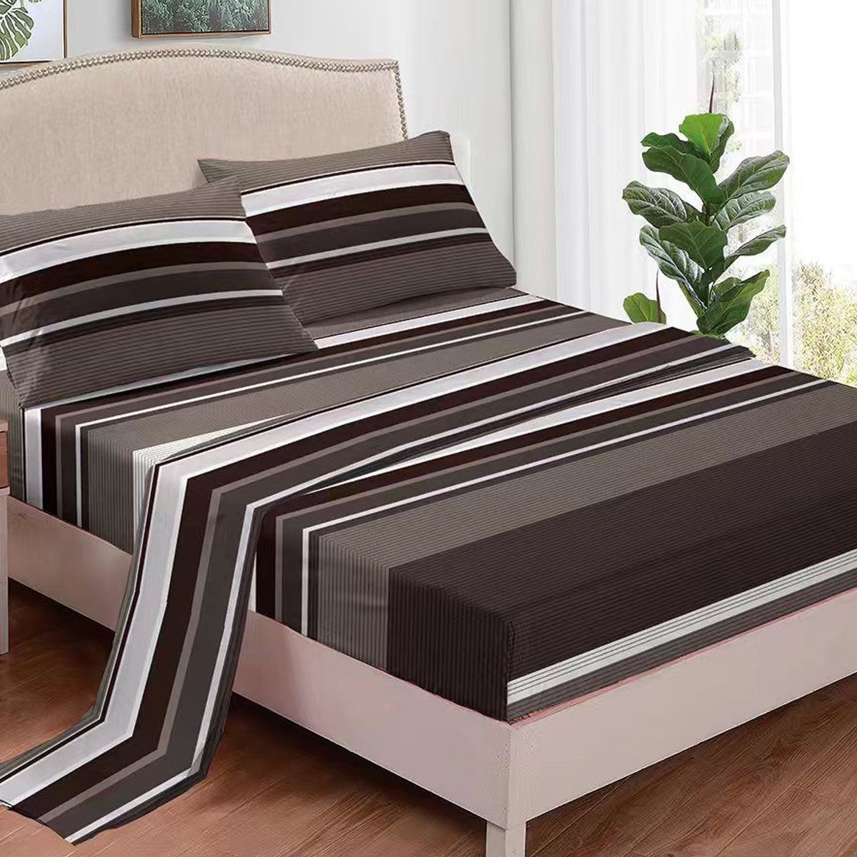 GENERICO - JUEGO DE SABANAS 100% ALGODON  SUAVES Y CÁLIDAS