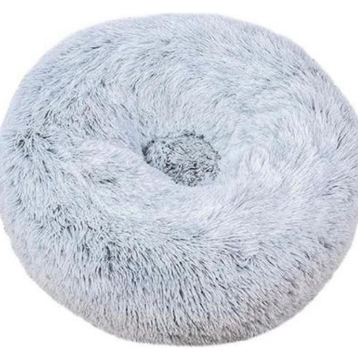 GENERICO - Cama De Felpa 70cm Para Mascotas Para Invierno Gris Claro