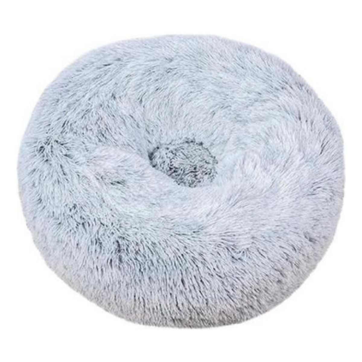 GENERICO - Cama De Felpa 70cm Para Mascotas Para Invierno Gris Claro
