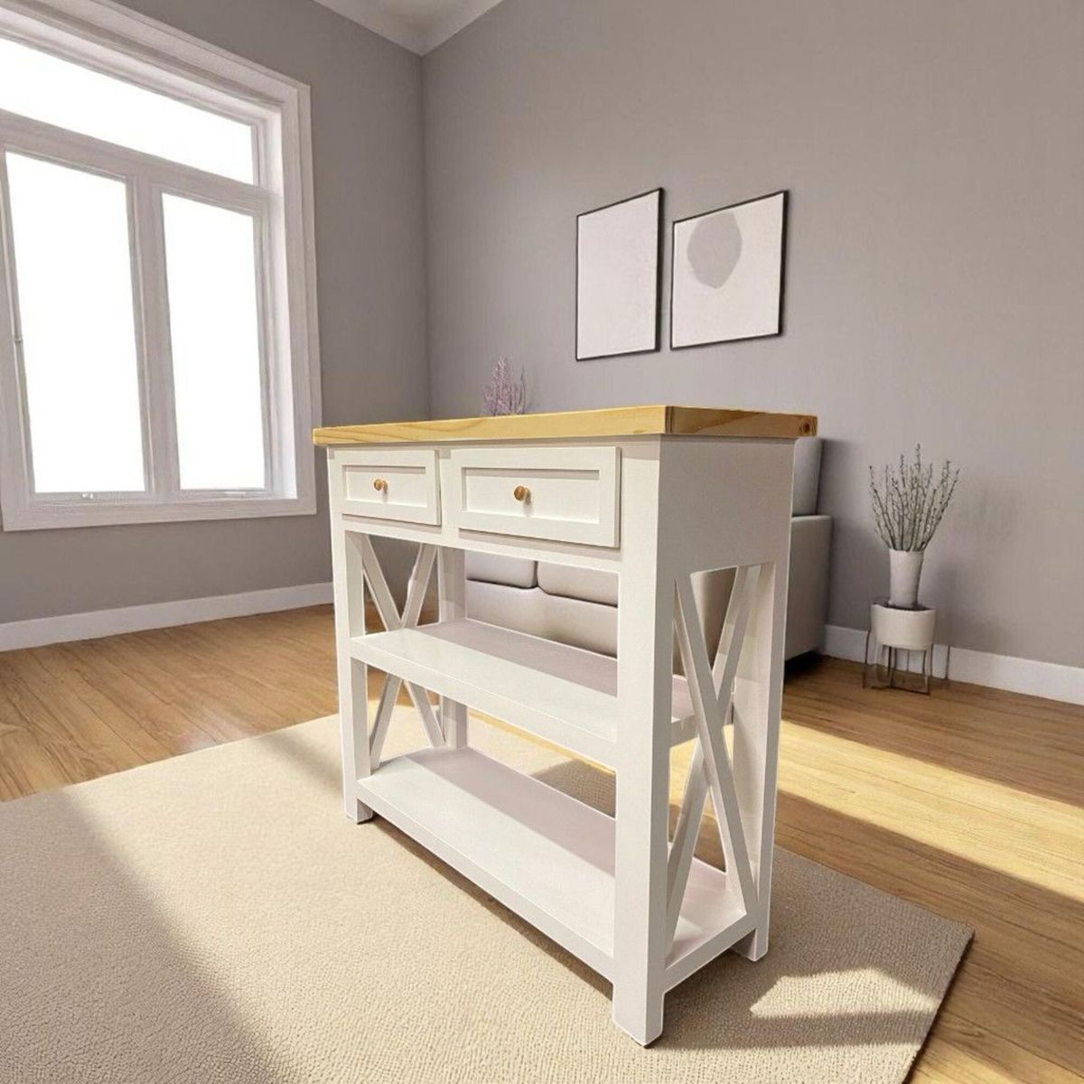 GENERICO - MESA DE ARRIMO RUSTICO MGR MUEBLES