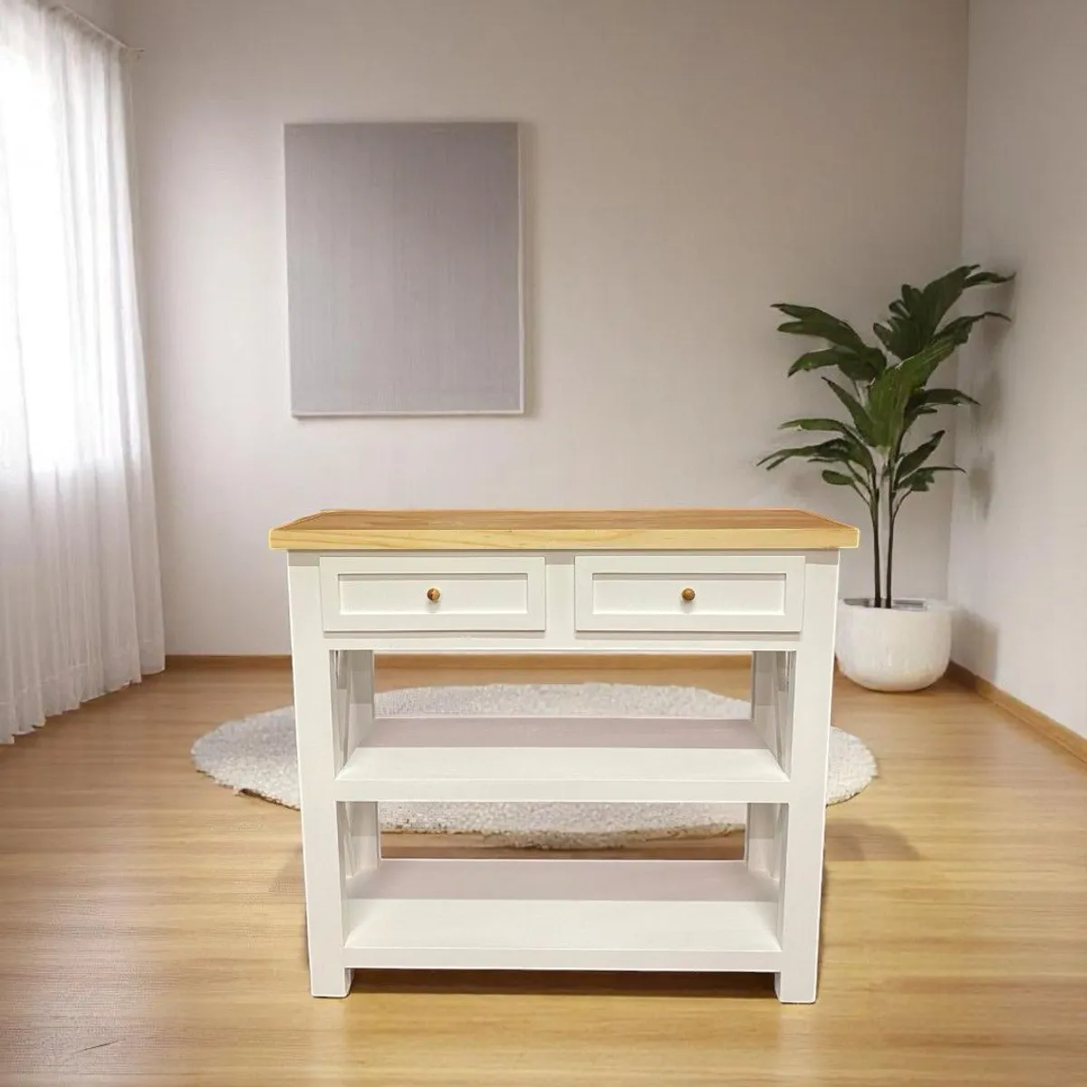 GENERICO - MESA DE ARRIMO RUSTICO MGR MUEBLES