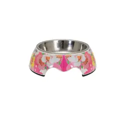 ROYAL PET - BOWL MASCOTA FLORES PINK SMALL