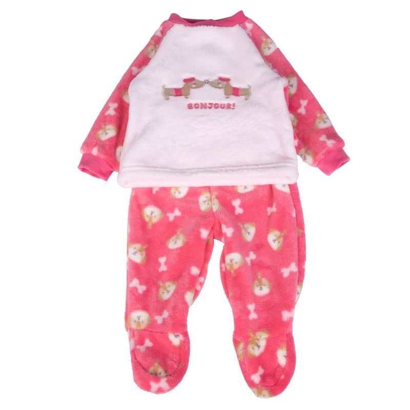 PILLIN - Pijama Bebe Coral Pillin PVB409-25COR  - Rosa
