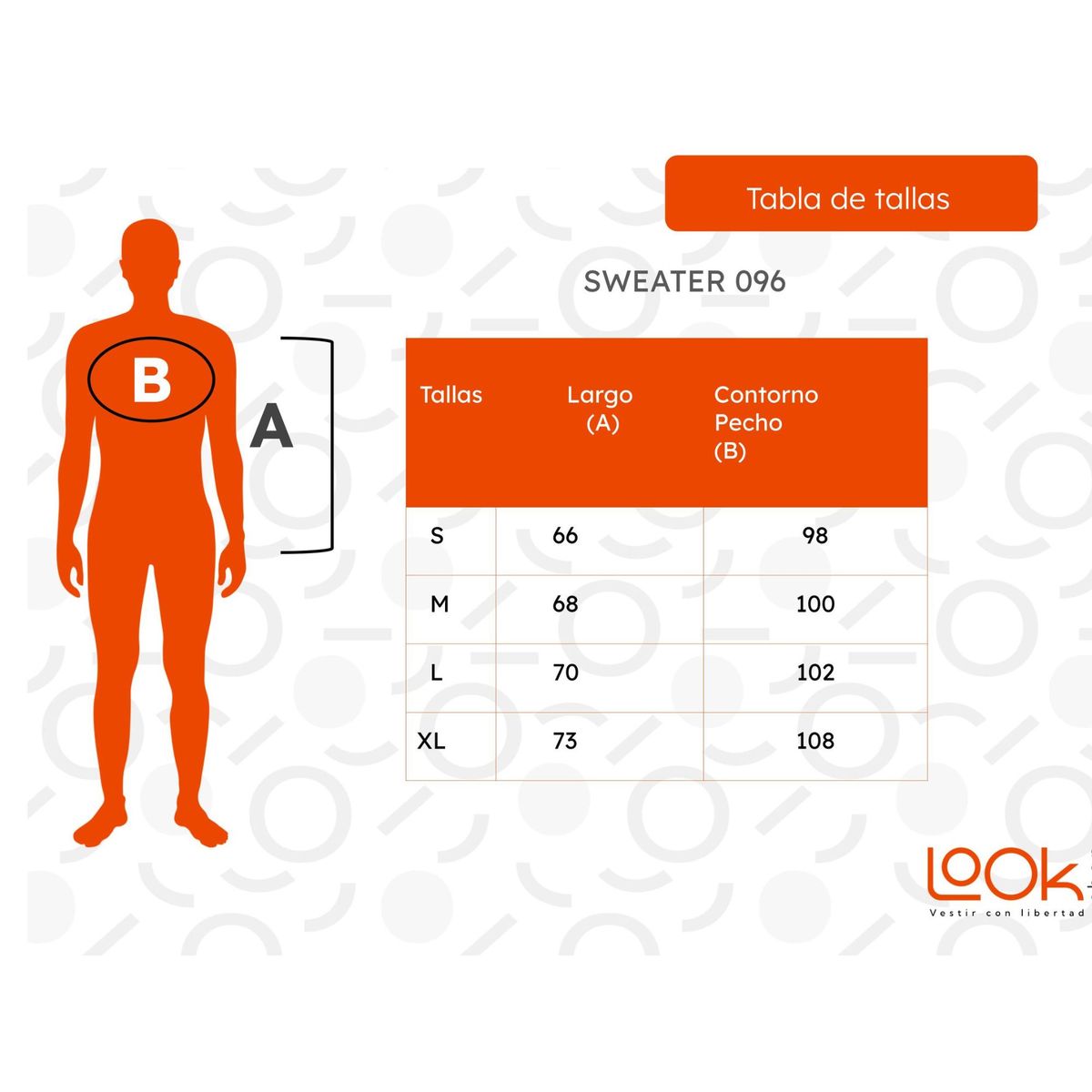 LOOK SHOP - Sweater Tejido Hombre Cuello Subido Beatle. 096