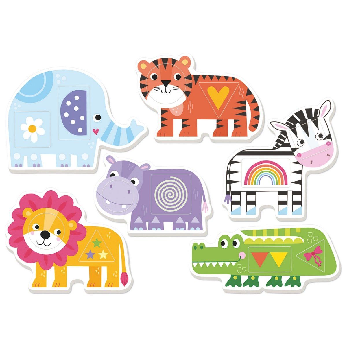 EDUCA - Juguete didáctico EDUCA 6 piezas formas y colores