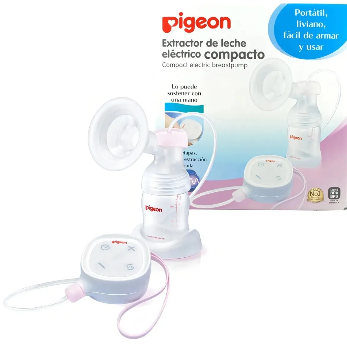 PIGEON - Extractor De Leche Eléctrico Compacto PIGEON