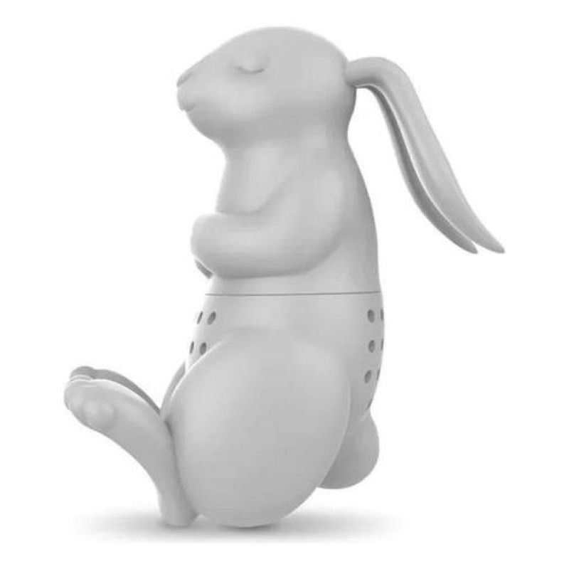 GENERICO - Infusor De Té Silicona Conejito Durmiendo Rabbit - Blanco
