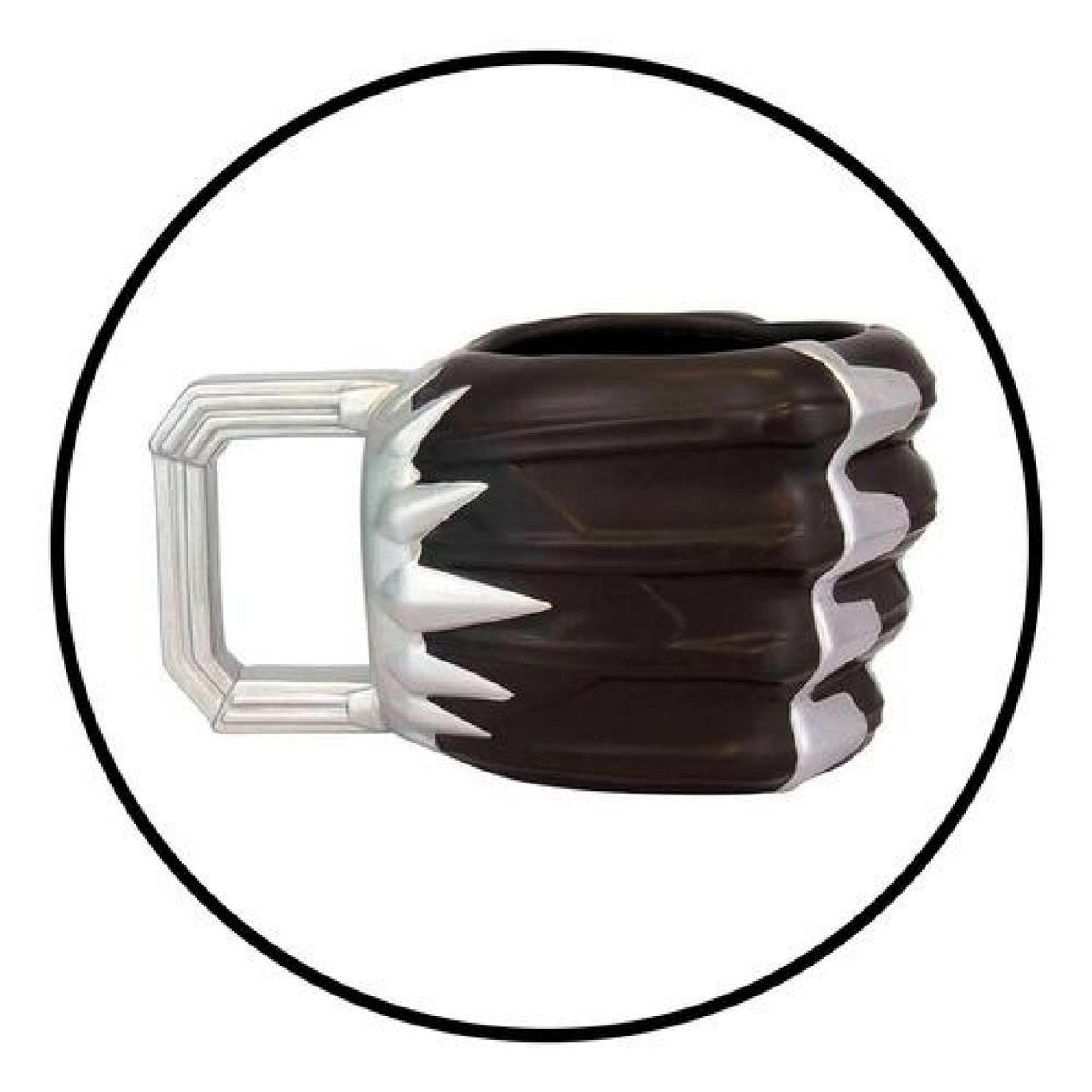 GENERICO - Tazón 3d Garra Pantera Negra Black Panther - Negro