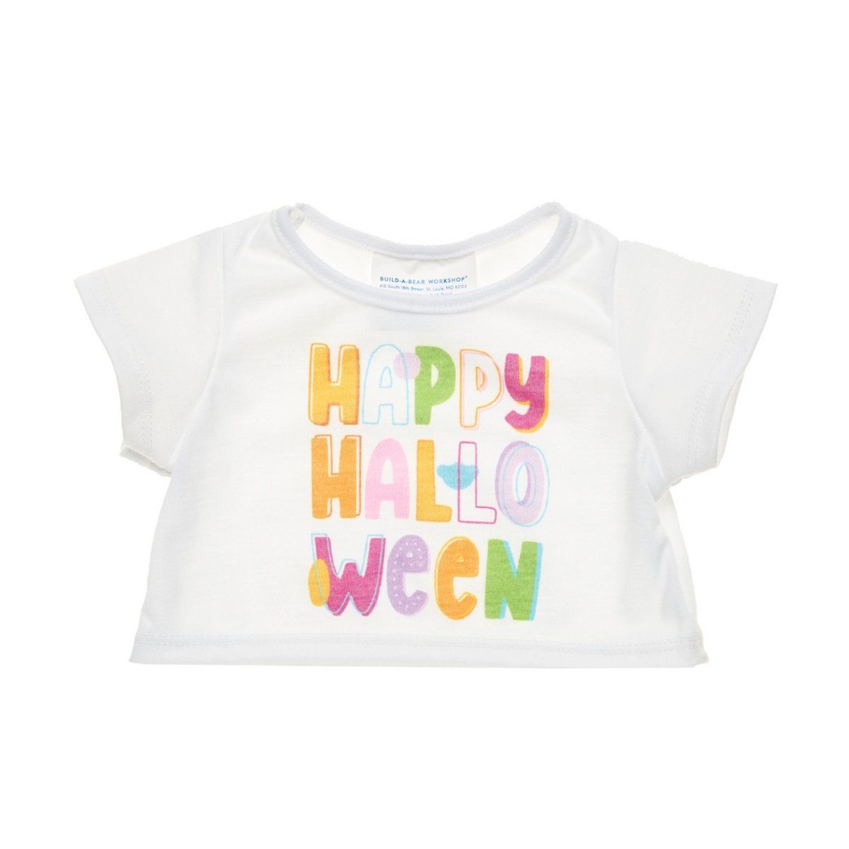 BUILD A BEAR - Polera Build a Bear Happy Halloween peluche festivo