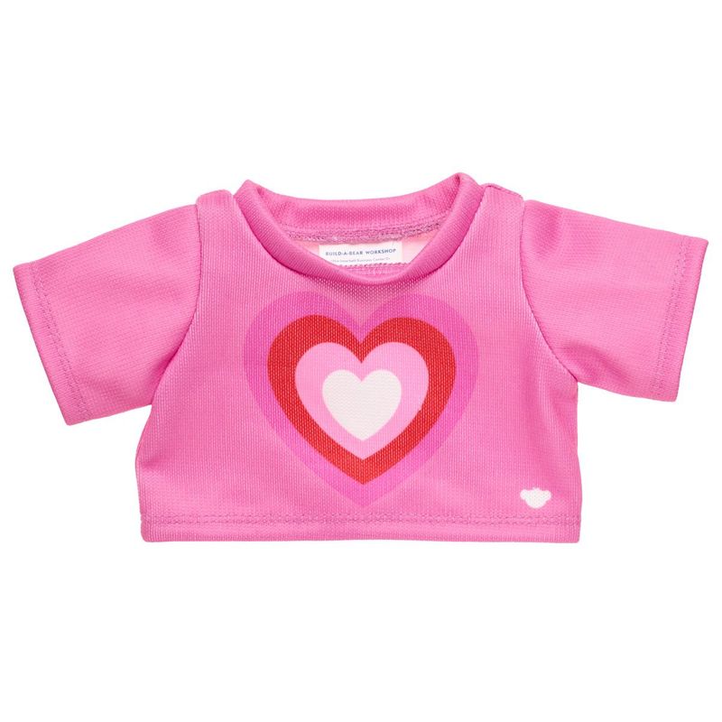 BUILD A BEAR - POLERON ROSA CORAZON BUILD-A-BEAR