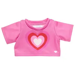 BUILD A BEAR - POLERON ROSA CORAZON BUILD-A-BEAR
