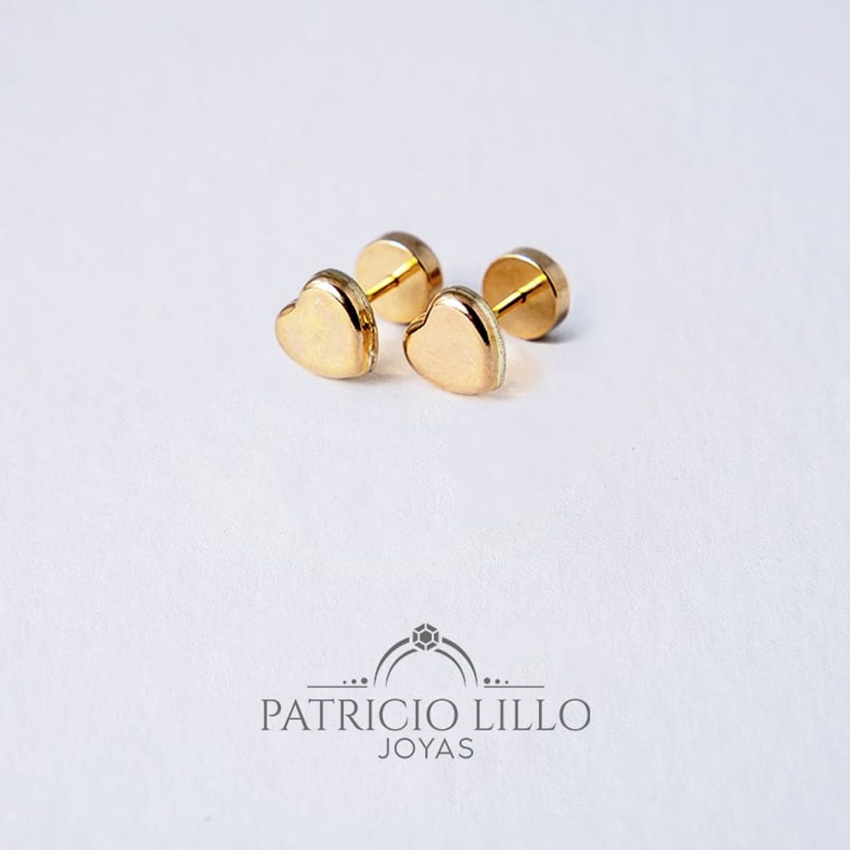 JOYAS PATRICIO LILLO - Aro de oro abridores 14k CORAZÓN