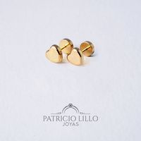 Aro de oro abridores 14k CORAZÓN