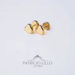 JOYAS PATRICIO LILLO - Aro de oro abridores 14k CORAZÓN