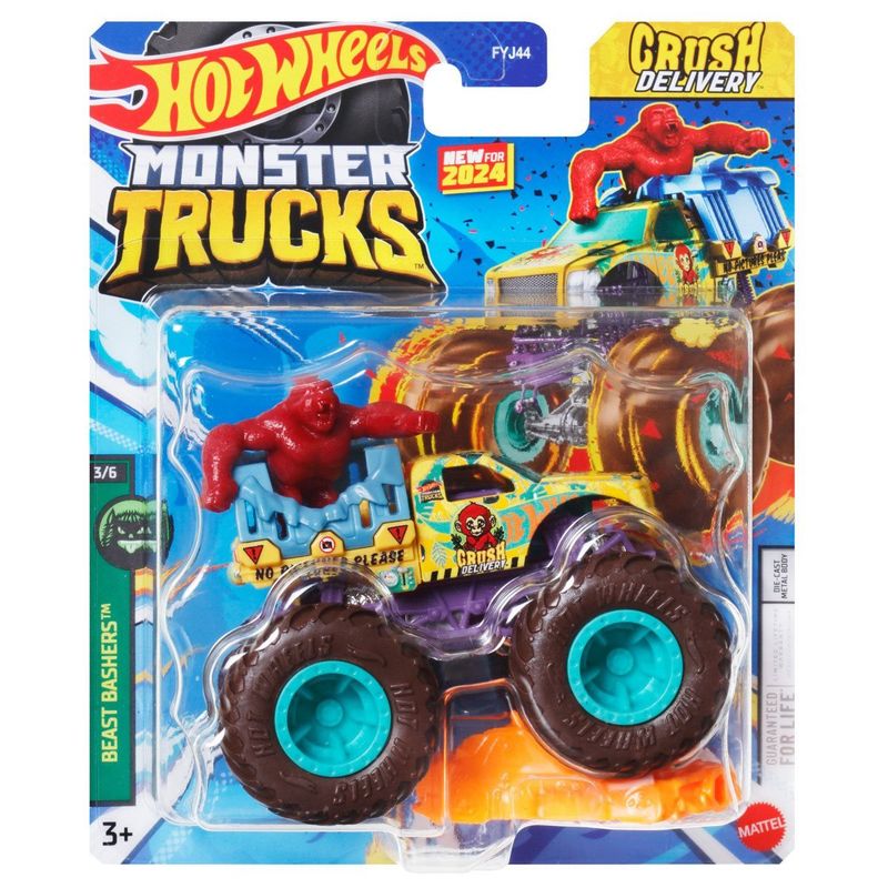 ANSALDO - HOT WHEELS MONSTER TRUCK ESCALA 1:64 - CRUSH DELIVERY