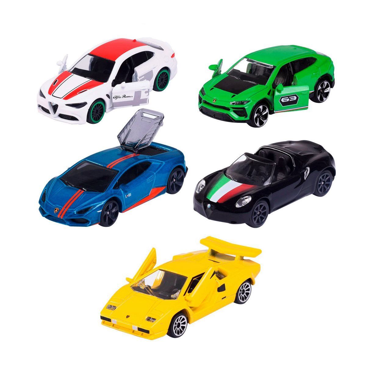 MAJORETTE - Pistas y playsets MAJORETTE set 5 piezas autos