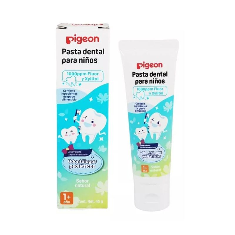 PIGEON - Pasta Dental Para Niños Sabor Natural 45gr