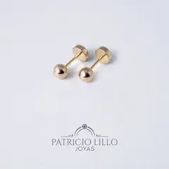 JOYAS PATRICIO LILLO - Aro de oro abridores 14k BOLITA 2