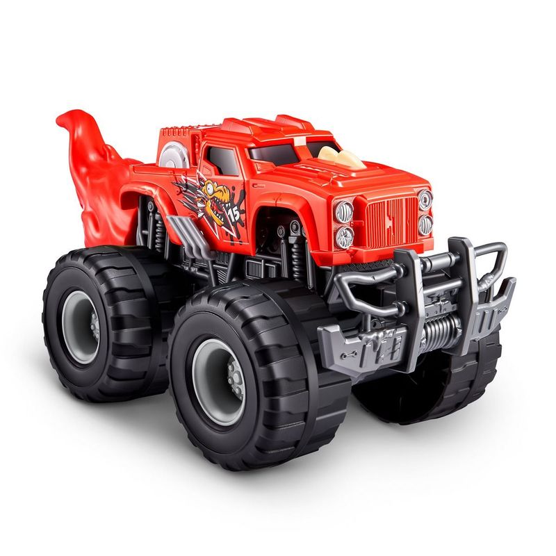 SMASHERS - RUEDA SORPRESA CON PLAYSET MONSTER TRUCK ZURU - ROJO