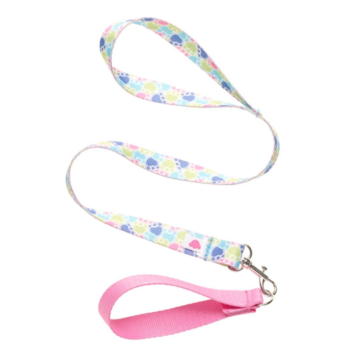 BUILD A BEAR - Collar con correa Build a Bear huella multicolor