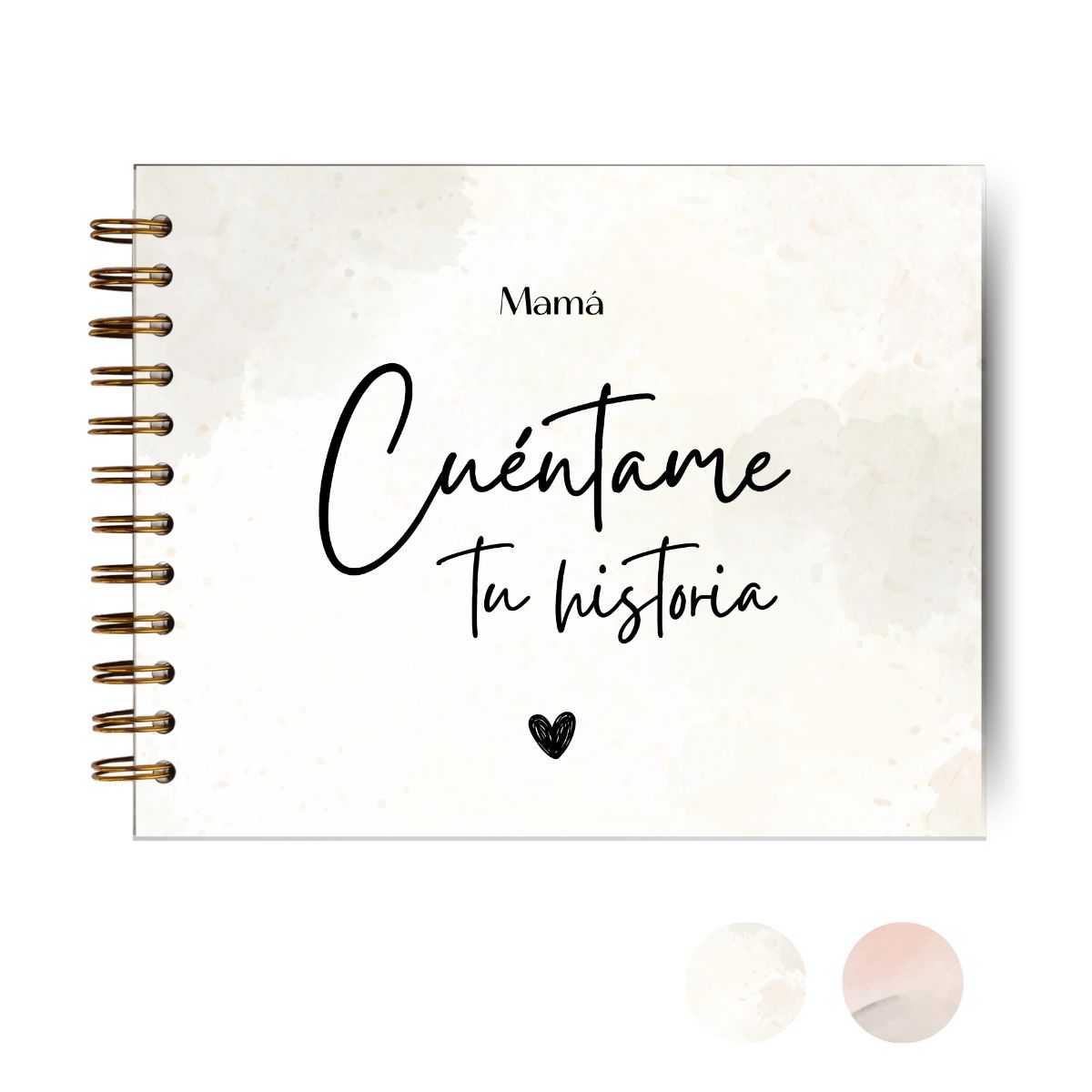 GENERICO - Mamá Cuéntame Tu Historia -Regalo Día De La Madre- Gris