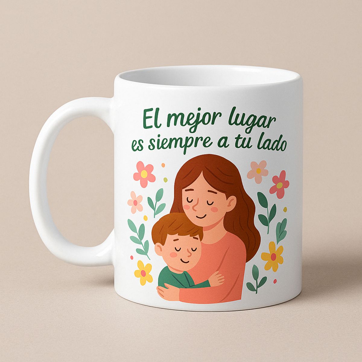 SM - Tazón El Mejor Lugar es Siempre a Tu Lado  Regalo para Mamá