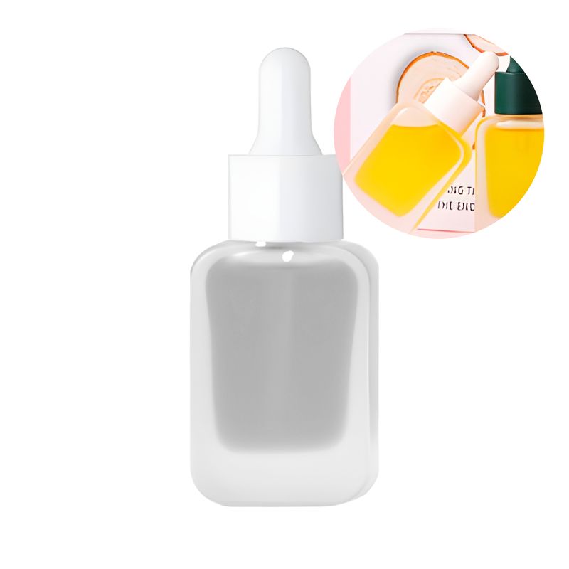 GENERICO - X12 Botellas Vidrio Esmerilado Con Gotero Pipeta 30ml