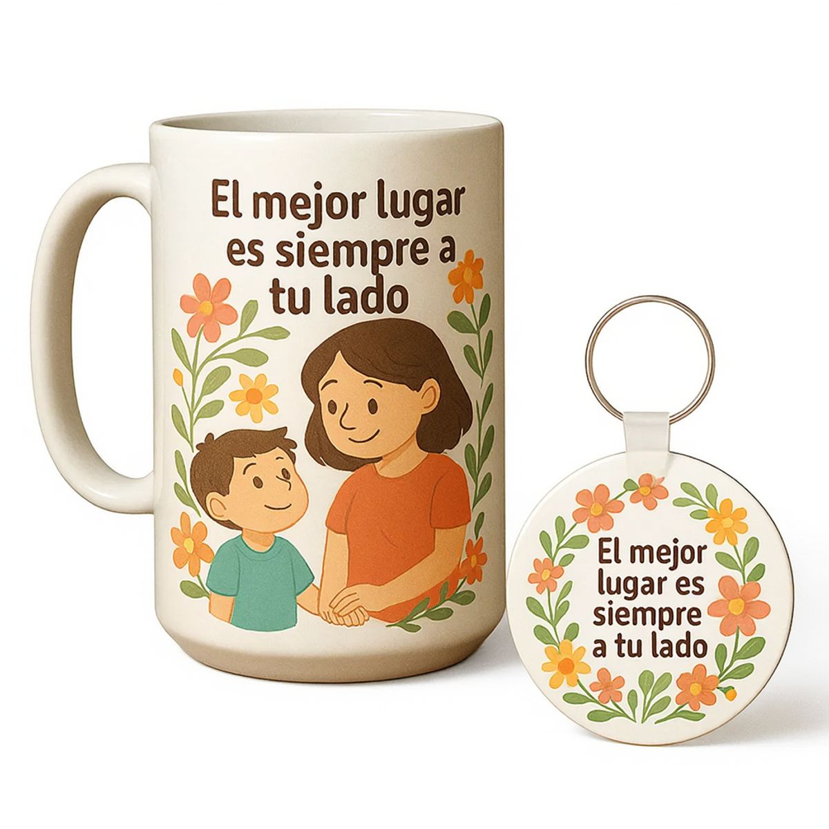 SM - Pack Regalo para Mamá  Tazón y Llavero