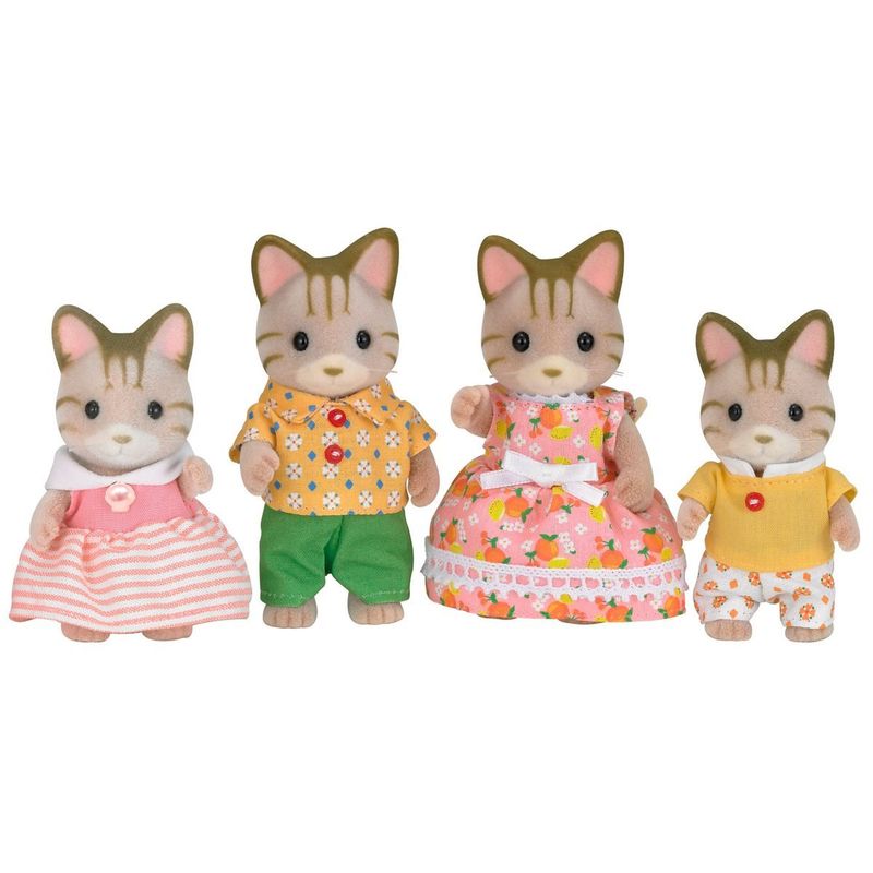 SYLVANIAN FAMILIES - FAMILIA GATO DE RAYAS SYLVANIAN FAMILIES